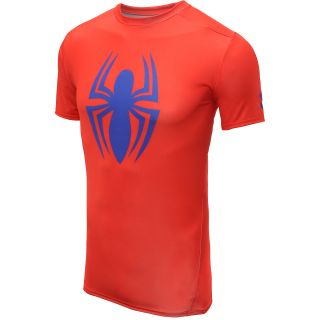 UNDER ARMOUR Mens Alter Ego Spider Man Compression Short Sleeve T Shirt   Size