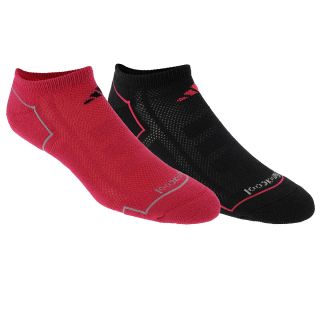 adidas Womens ClimaLite II No Show Socks   2 Pack   Size Medium, Vivid Berry