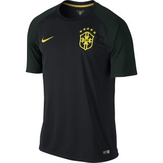 NIKE Mens Brasil 3rd Stadium Soccer Jersey   Size Xl, Black/spruce