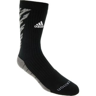 adidas Team Speed Traxion Shockwave Crew Socks   Size Medium, Black/white