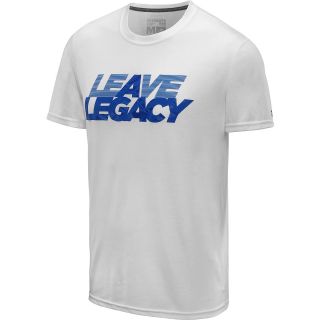 adidas Mens Leave A Legacy Short Sleeve T Shirt   Size Small, White