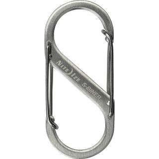 Nite Ize S Biner Stainless Steel Carabiner   Size 2, Stainless