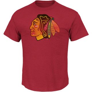 MAJESTIC ATHLETIC Mens Chicago Blackhawks Big Time Play Pigment Short Sleeve T 
