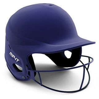 RIP IT Fit Matte with Vision Pro Fastpitch Softball Helmet   Youth, Navy (VISJ 