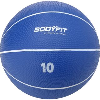 BODYFIT 10 pound Medicine Ball   Size 10, Blue