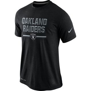 NIKE Mens Oakland Raiders Legend Chiseled Short Sleeve T Shirt   Size Small,