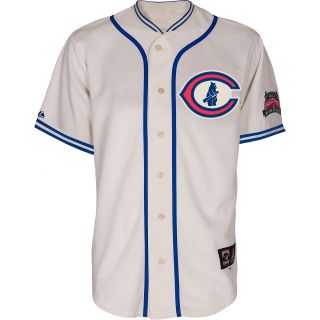 MAJESTIC ATHLETIC Mens Chicago Cubs Vintage 1929 Sunday Replica Home Jersey  