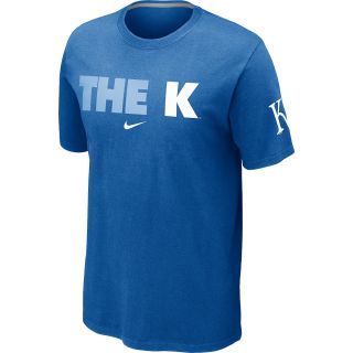 NIKE Mens Kansas City Royals The K Local Short Sleeve T Shirt 12   Size