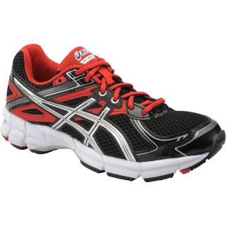 ASICS Boys GT 1000 2 GS Running Shoes   Size 5.5, Black/red/black