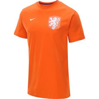 NIKE Mens Netherlands Core Short Sleeve T Shirt   Size Xl, Orange