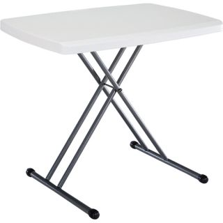 Lifetime Personal Folding Table   Size 30x20, Almond (28240)