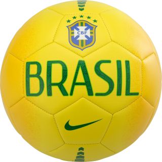 NIKE Brasil Prestige Soccer Ball   Size 5, Gold/yellow