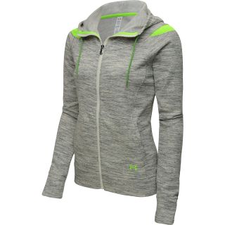 UNDER ARMOUR Womens Charged Cotton Storm Marble Full Zip Hoodie   Size Large,