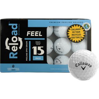 RELOAD Callaway Recycled Golf Balls 15 Pack   Size 15 pack, White