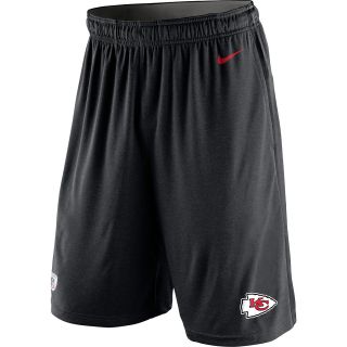 NIKE Mens Kansas City Chiefs Dri FIT Fly Shorts   Size Medium, Black/red