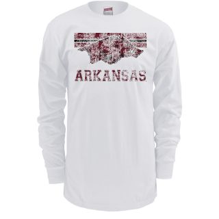 MJ Soffe Mens Arkansas Razorbacks Long Sleeve T Shirt   Size Medium,