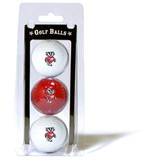 Team Golf University of Wisconsin Badgers 3 Ball Pack (637556239051)