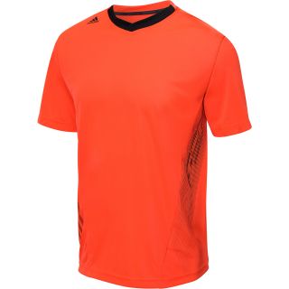 adidas Mens F50 Short Sleeve T Shirt   Size Medium, Infrared/black