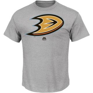 MAJESTIC ATHLETIC Mens Anaheim Ducks Official Logo Short Sleeve T Shirt   Size