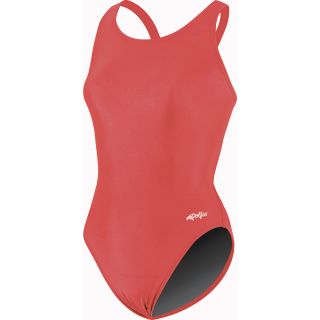 Dolfin Team Solid HP Back Swimsuit Womens   Size 32, Red (7202L 250 32)