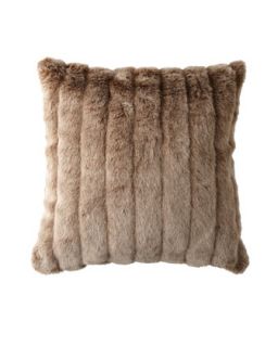 Red Fox Faux Fur Accent Pillow