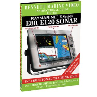 Raymarine E80 & E120 Sonar Instructional DVD Video (N7801DVD)