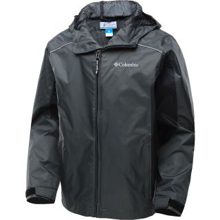 COLUMBIA Boys Wet Reflect Jacket   Size Xl, Grill
