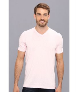 Agave Denim B. Copeland S/S V Neck Mens Short Sleeve Pullover (Pink)