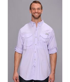 Columbia Bonehead L/S Shirt   Tall Mens Long Sleeve Button Up (Purple)
