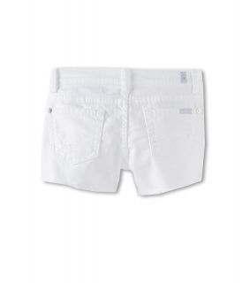 7 For All Mankind Kids Short in Clean White Girls Shorts (White)