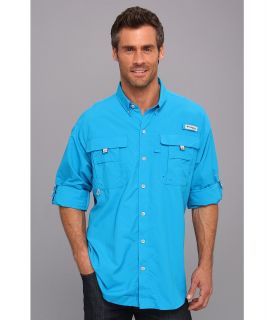 Columbia Bahama II Long Sleeve Shirt Mens Long Sleeve Button Up (Blue)