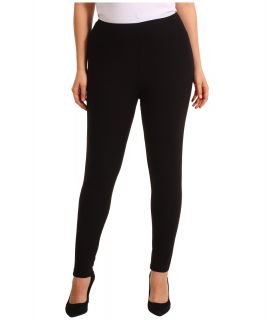HUE Plus Size Cotton Legging Womens Casual Pants (Black)