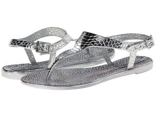 Steve Madden Gesty Womens Sandals (Silver)