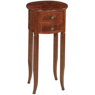 Nutmeg Finish 1 drawer Wood Accent Table Coffee, Sofa & End Tables