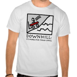 Downhill Thrill Wagon T Shirts