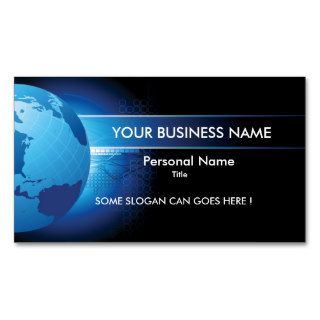 Hi Tech Business Concept Business Card