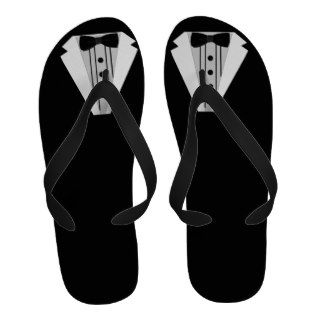 Black Formal Tuxedo Sandals