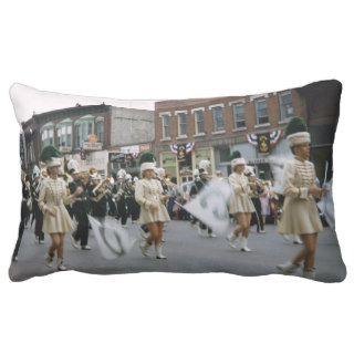 1950s 1960s Osage, Iowa, Parade Throw Pillows