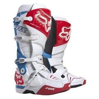 Fox Racing Instinct Reed Replica Boots   10/Red/Yellow Automotive