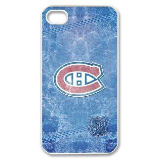 Casesspecial Ice hockey series NHL Montreal Canadiens Team Logo handmade White case for Iphone 4/4S Cell Phones & Accessories