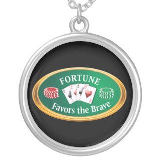 Fortune Favors The Brave Necklace