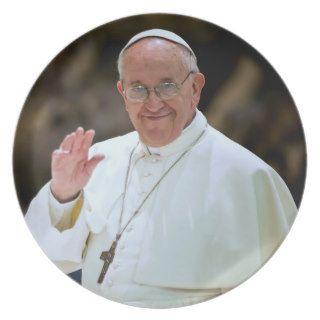 Pope Francis Papa Francisco Francesco Catholic Plates