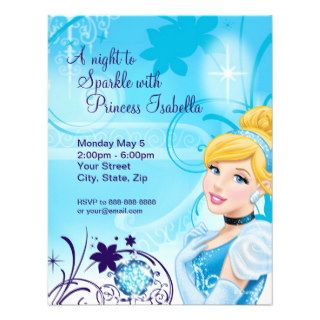 Cinderella Birthday Invitation