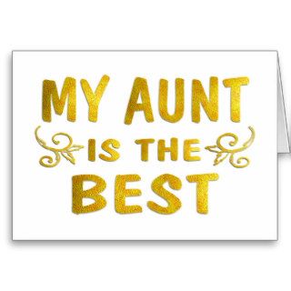 Best Aunt Cards