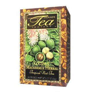 Coconut Macadamia Herbal 20 Teabag  Grocery Tea Sampler  Grocery & Gourmet Food