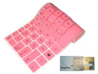 BingoBuy Semi Pink Ultra Thin High Quality Backlit Soft Silicone Keyboard Protector Skin Cover for Acer Aspire M3 581T, M3 581TG, M5 581, M5 581T, M5 581TG, M5 582PT, M5 583P, V5 571PG, V5 571P, V5 552, V5 552G, V5 552P, V5 552PG, V5 572, V5 572G, V5 572P