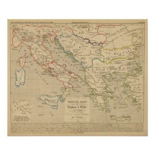 Empire Grec et Royaume d'Italie 774 a 900 Poster