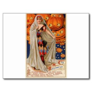 Vintage Halloween Greeting Cards Classic Posters Postcard