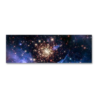 Star Cluster NGC 3603 (Hubble) Business Card Template
