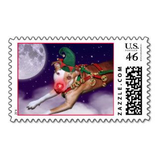 Santa's Employee of the Month Postage Stamps